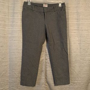 Merona size 12 gray cropped Capri pants